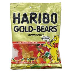HAR-30220 5 Oz Gold Bears Gummi Can